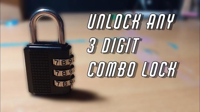 Breaking the Code: Cracking a 3-Digit Combination Lock in 5 Easy Steps