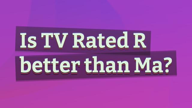 ¿Es la TV-MA más intensa que la clasificación R?