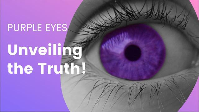 Les yeux violets sont-ils réels ? Démystifier le mythe des yeux violets