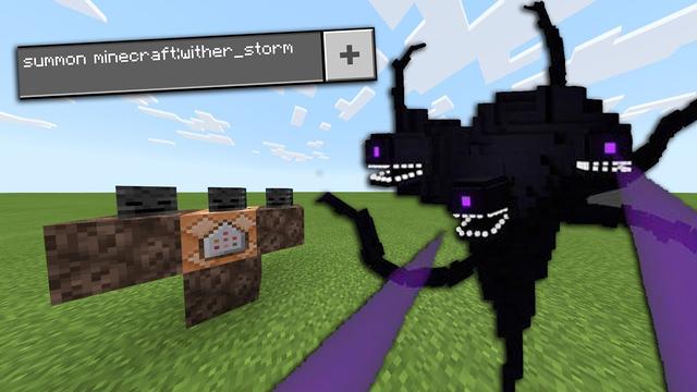 How To Spawn A Wither Storm In Minecraft Command Guide