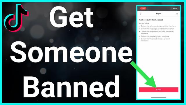 comment faire bannir un compte tiktok de quelqu un