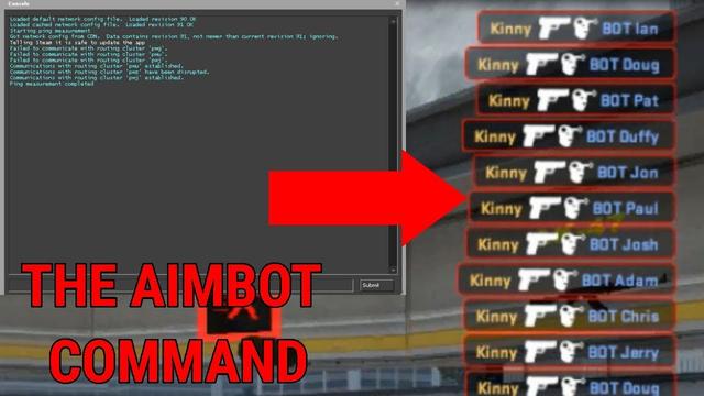 Exploración de la existencia de un comando Aimbot en CS GO