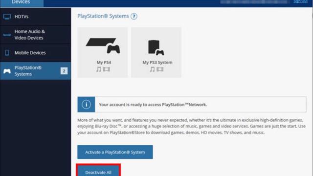 comment supprimer des comptes sur ps4